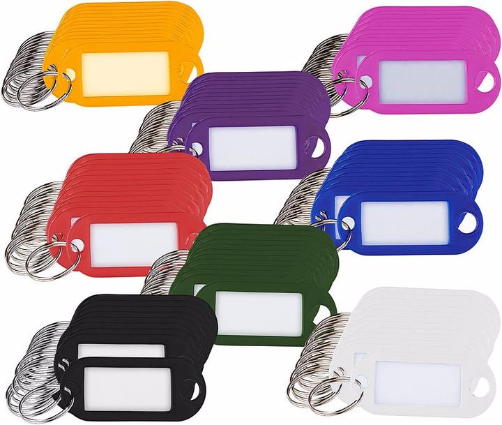 Actual product image Pearl Key plates with key rings