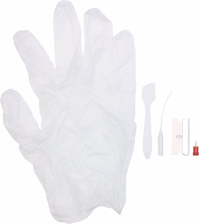 Produktbild AGT Reparatur-Set aus Sekundenkleber und schwarzem Granulat (86 g, 10 ml)