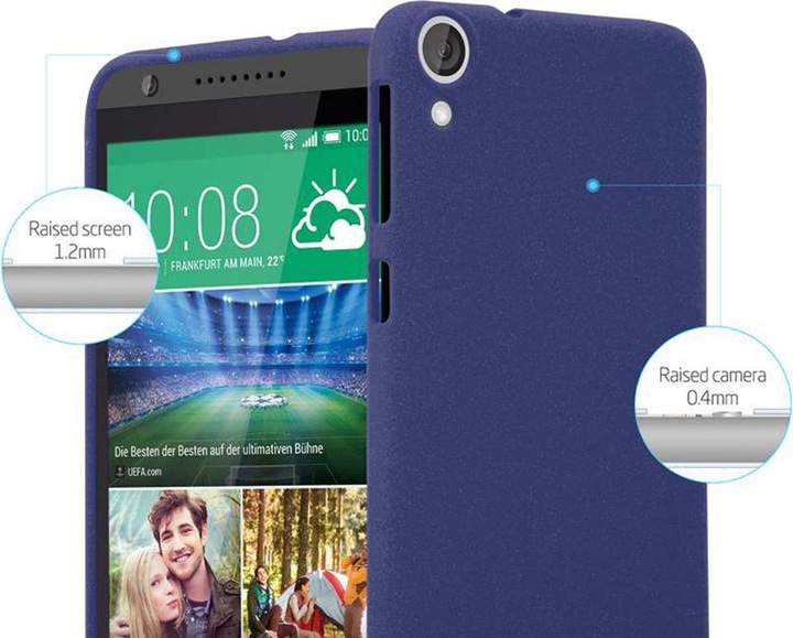 Actual product image Cadorabo TPU Frosted Cover (HTC Desire 820)