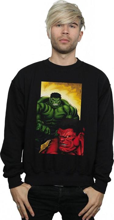 Actual product image Mens Red Hulk Vs Green Hulk Sweatshirt (XL)