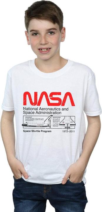 Immagine prodotto Nasa Classic Space Shuttle Maglietta Ragazzi (152, 158)