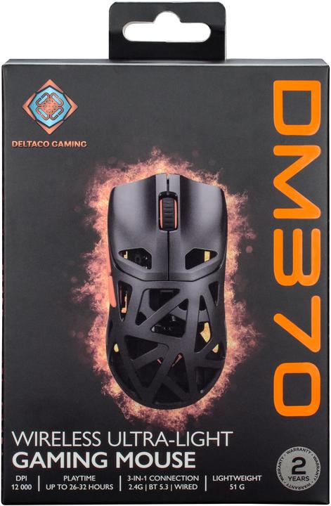 Produktbild Deltaco Ultra-Lightweight - Gaming Mouse (Kabelgebunden, Kabellos)