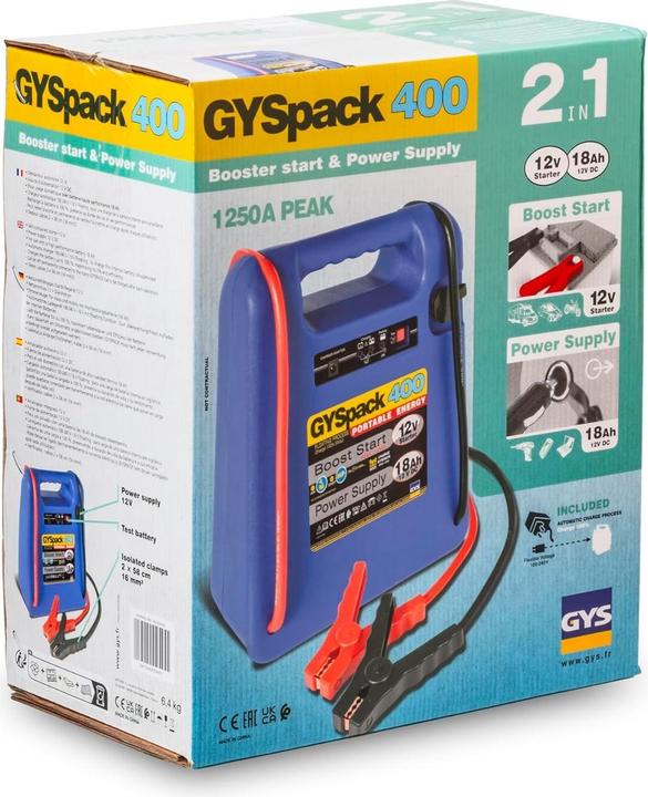 Produktbild GYS Gyspack 400 (1200 A, 18000 mAh)