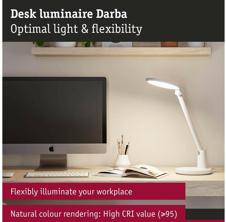 Image du produit Paulmann Schreibtischleuchte Darba (1150 lm)