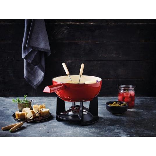 Thumbnail - Beka Käsefondue-Set'Belledone' 10-teilig, Fondue Set, Schwarz, Rot