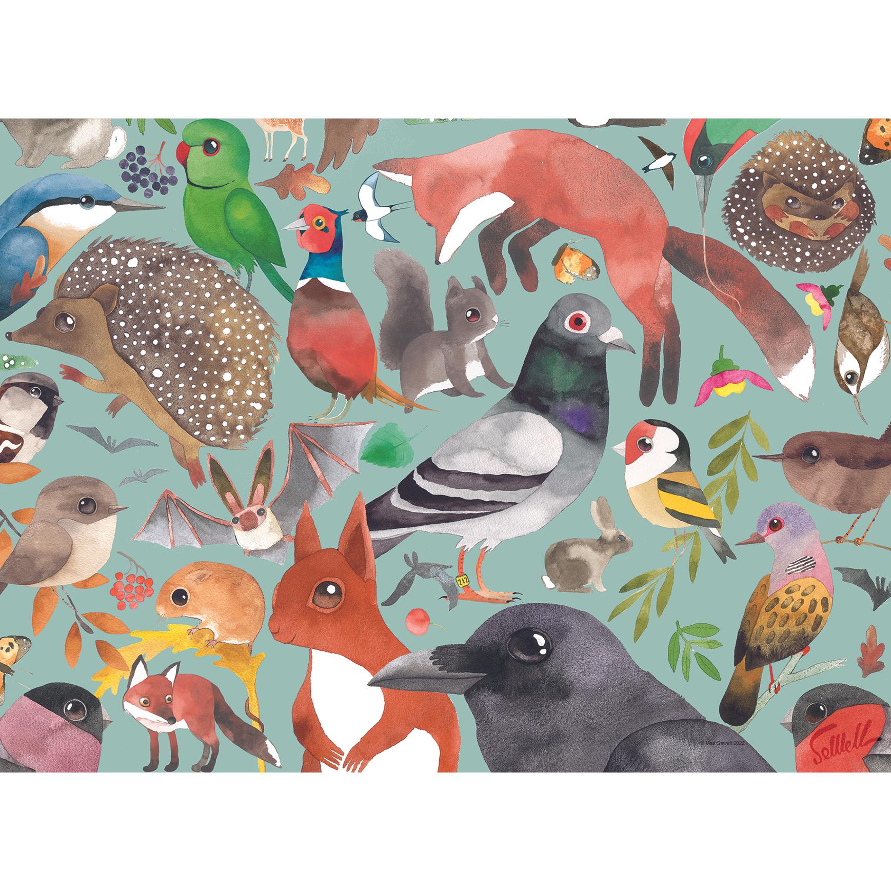 Thumbnail - Ravensburger Garden Visitors (500 Teile)