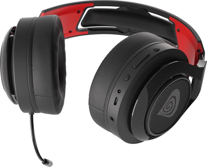 Actual product image Genesis Selen 400 Headset Wired & Head-band Gaming Black, Red (Cable, Wireless)