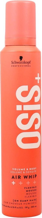 Actual product image Schwarzkopf Styling foam hold Osis+ Air Whip 200 ml (200 ml, Foaming agent)