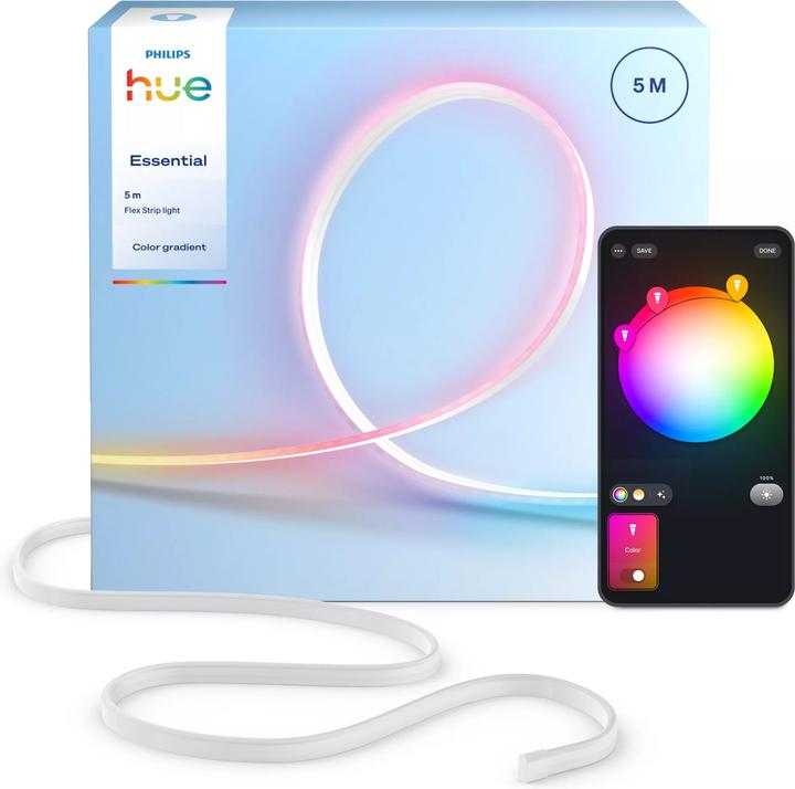 Actual product image Philips Hue Basis Flex (Multicoloured, 500 cm, Indoor)