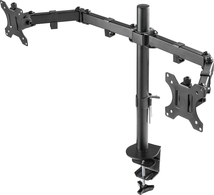 Deltaco Gaming Dual monitor desk arm (Table, 32")