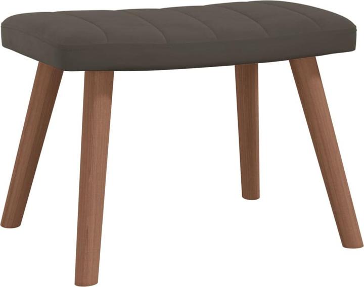 Image du produit vidaXL Schaukelstuhl mit Hocker