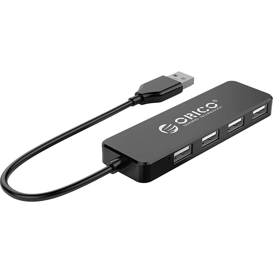 Orico Converter FL01 USB-A Hub Docking Station 4x USB-A 2.0 - Black (USB-A, 4 porte), Docking station + Hub USB, Nero