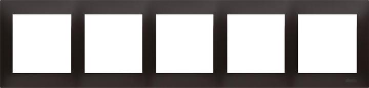 Actual product image Kontakt Contact Simon Frame 5 times 54 Premium for boxes-gypsum Metallized anthracite (DRK5/48)