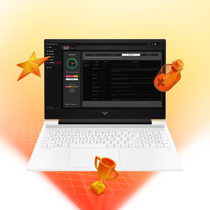 Immagine prodotto HP Portatile da gioco Victus 16Slvr (16.10", 512 GB, 16 GB, CH, AMD Ryzen 5 7640HS)