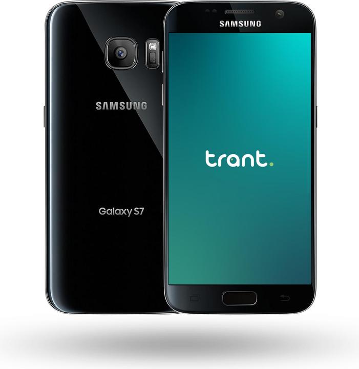 Trant.ch Galaxy S7 (32 GB, Black Onyx, 5.10", 12 Mpx, Hybrid Dual SIM, A / Wie neu)
