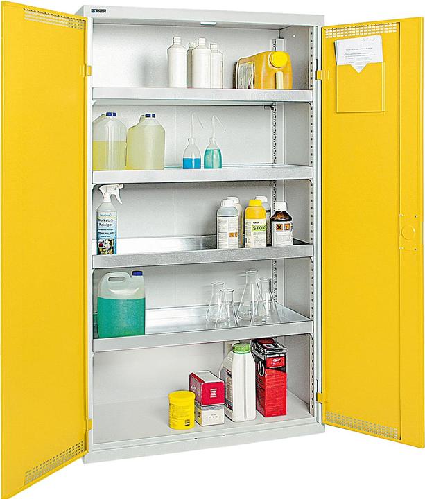 Produktbild kaiserkraft Umweltschrank, Türen gelocht (100 cm, 180 cm)