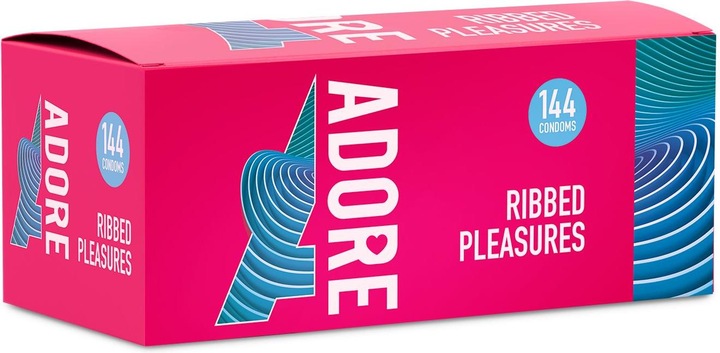 Adore Ribbed Pleasure (144 pcs.)
