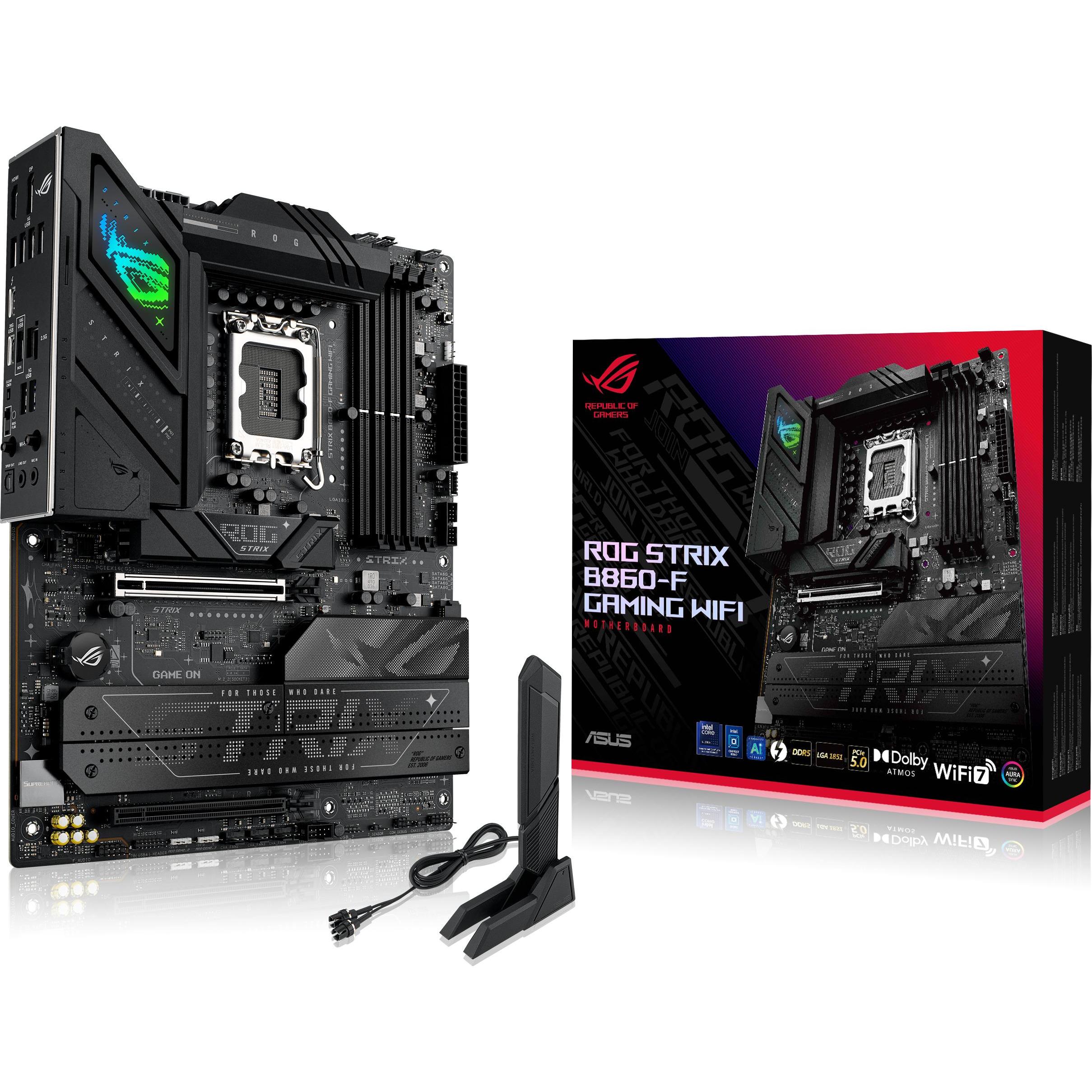 ASUS ROG Strix B860-F Gaming WIFI (LGA 1851, Intel B860, ATX), Mainboard