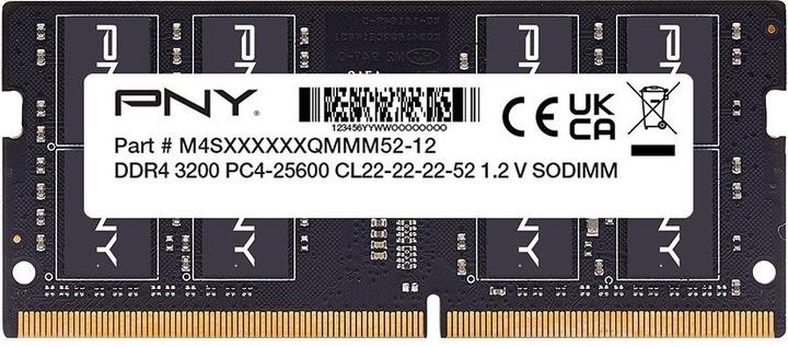 PNY Speicher 32GB DDR4 3200 SO-DIMM MN32GSD43200-SB (1 x 32GB, 3200 MHz, DDR4-RAM, SO-DIMM)
