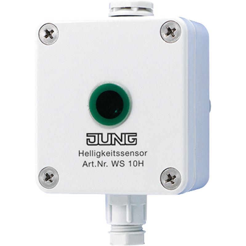 JUNG, Zubehör Schalterprogramm, Helligkeitssensor KNX AP 0-60000lx 1Kan WS10H