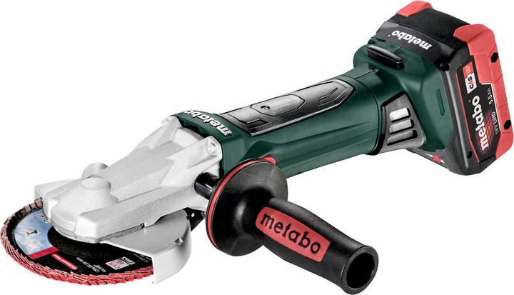 Produktbild Metabo Akku-Flachkopf-Winkelschleifer WF 18 LTX 125 QuickKunststoffkoffer 2x18V/5.5Ah LiHD + (125 mm)