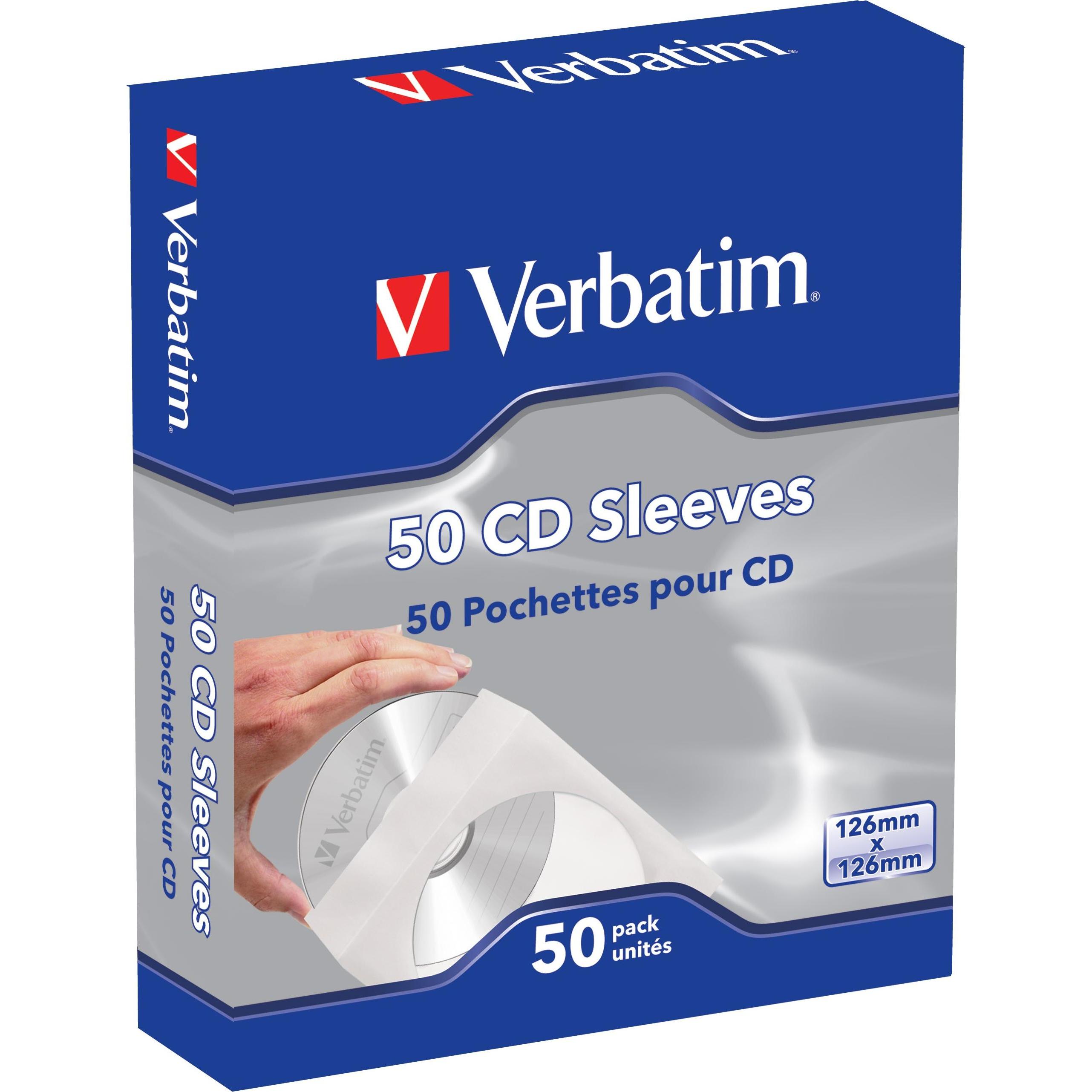 Verbatim CD / DVD Papierhüllen, Optische Medien Zubehör