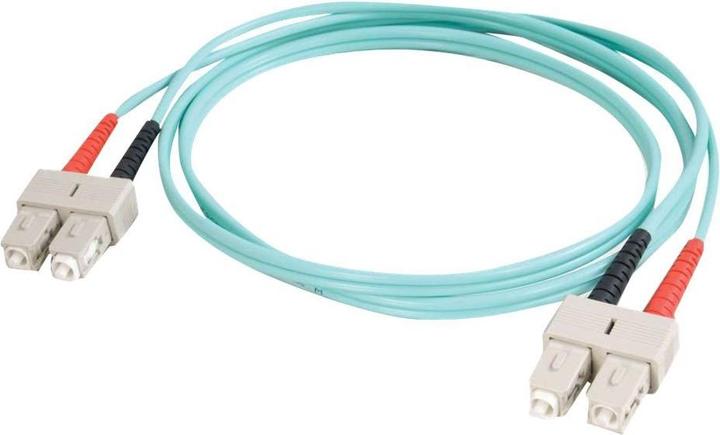 Produktbild C2G SC-SC 10Gb 50/125 OM3 Duplex Multimode PVC Fiber Optic Cable (LSZH) (CAT8.1, 3 m)