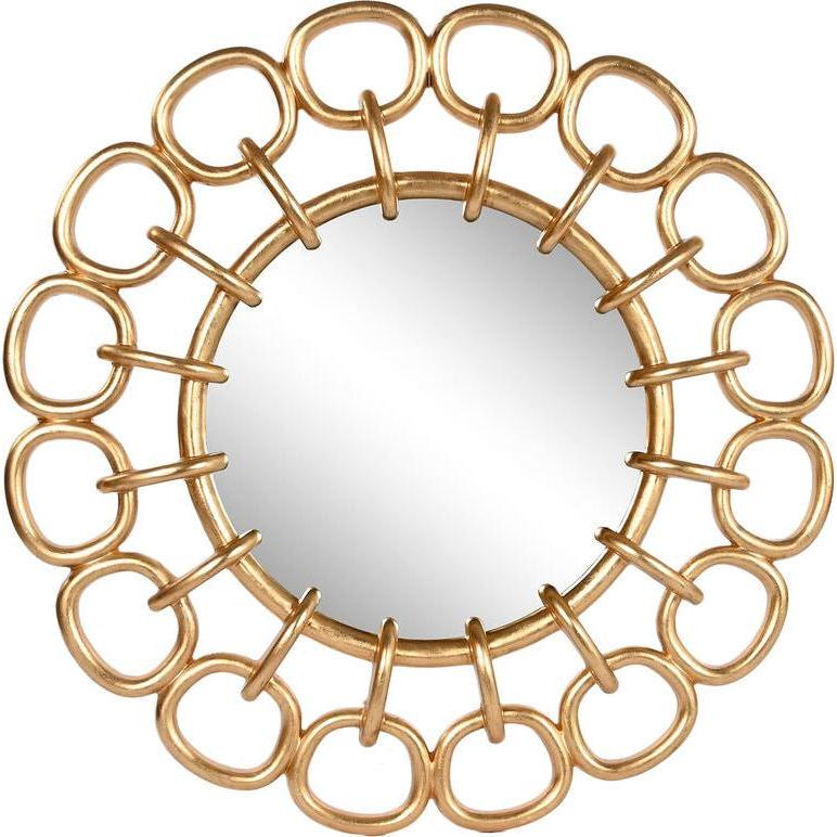 Esprit, Specchio, Wall mirror Home Golden 95 x 5 x 95 cm (95 x 5 cm)