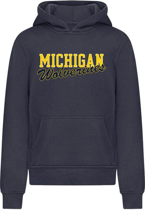 Produktbild Merchcode Kids Michigan Wolverines - Script Basic Hoody - 199043 (122, 128)
