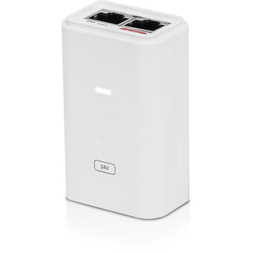 Ubiquiti POE-24-12W-G - POE-24-12W-G - Adattatore PoE Gigabit 24v- 5A (12 W), Iniettore PoE