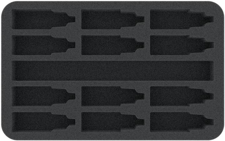 Actual product image Feldherr HSMEHH035BO - Foam insert for 12 colour bottles and brushes (Foam material)
