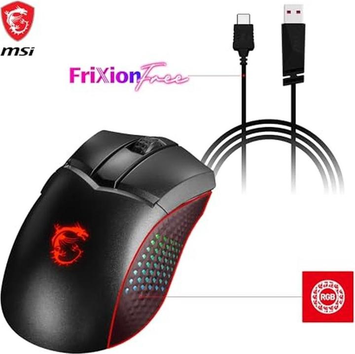 Actual product image MSI Clutch GM51 (Cable, Wireless)