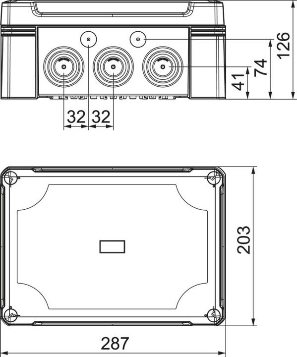 Actual product image OBO Bettermann Empty housing