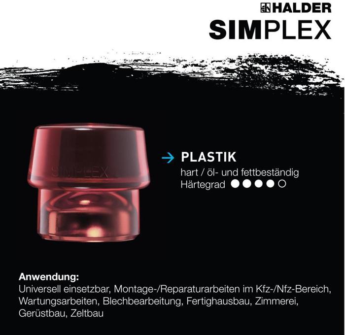 Actual product image Halder Simplex soft face mallet (1120 g)