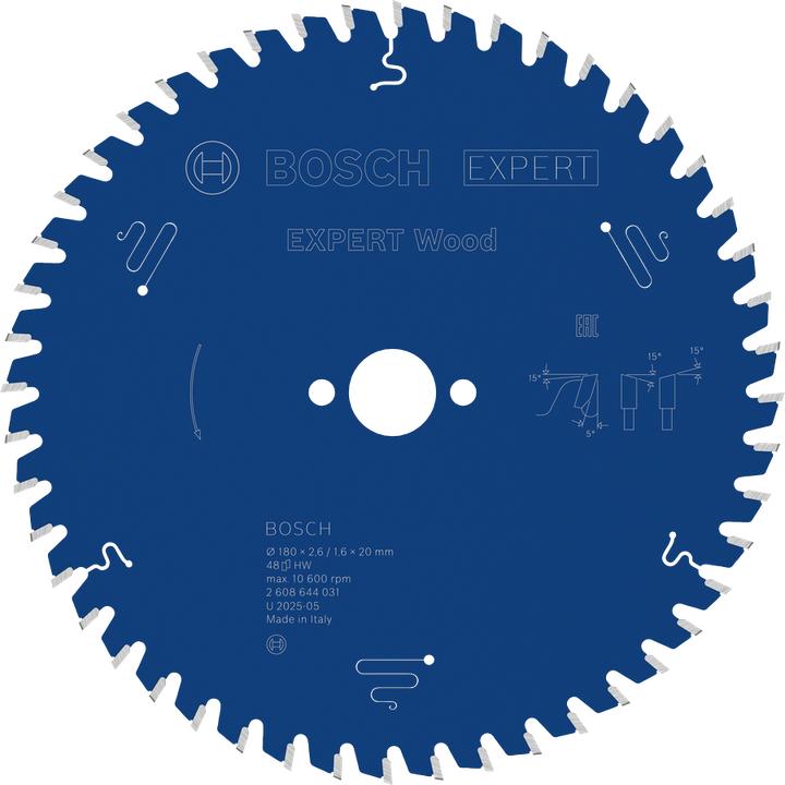 Immagine prodotto Bosch Professional Zubehör Lama per sega circolare 180 x 20 x 1,6