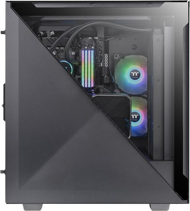 Actual product image Thermaltake Divider 500 TG Air Black (ATX)