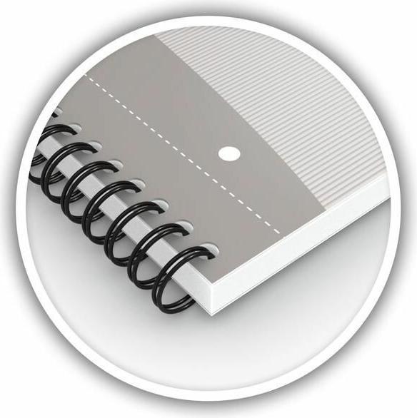 Image du produit Oxford Livre spirale (A4, Quadrillé, Couverture rigide)