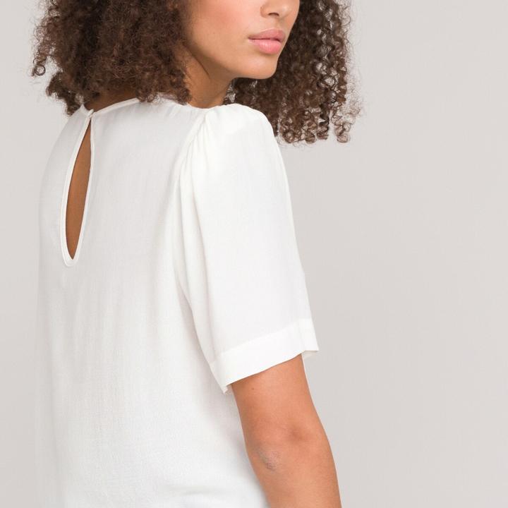 Image du produit La Redoute Collections Blouse à encolure ronde (44)