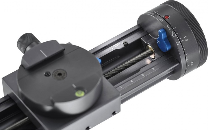 Actual product image Novoflex Castel M adjustment slide with focus wheel (Sleds)