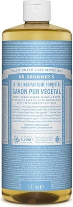 Produktbild Dr. Bronner's 18-IN-1 Baby Mild (Flüssigseife, 945 ml)