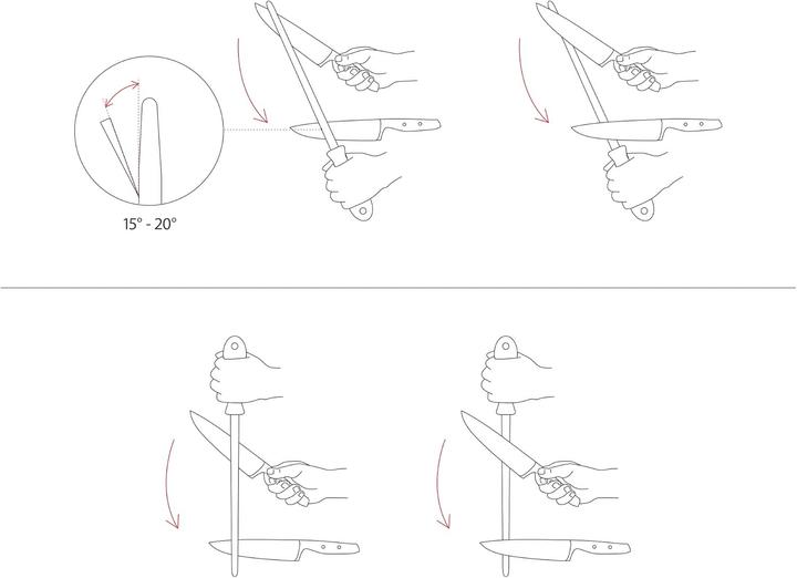 Actual product image Wüsthof Ceramic sharpening rod