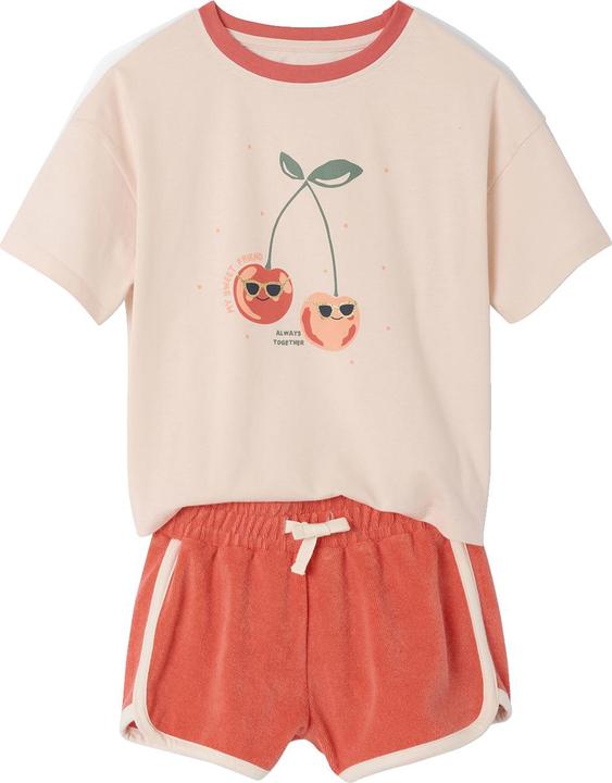 Actual product image Vertbaudet Mädchen-Set: T-Shirt & Shorts aus Frottee (140)