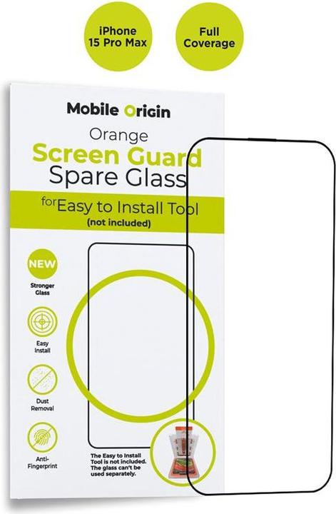 Actual product image Mobile Origin Orange Screen Guard Spare (1 pcs., Apple iPhone 15 Pro Max)