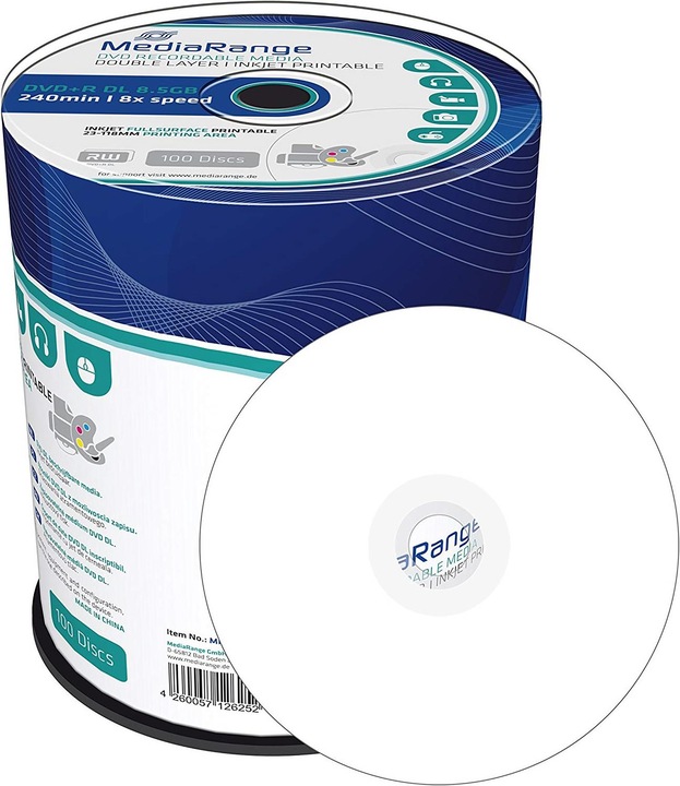Produktbild MediaRange Dvd+R (100 x)