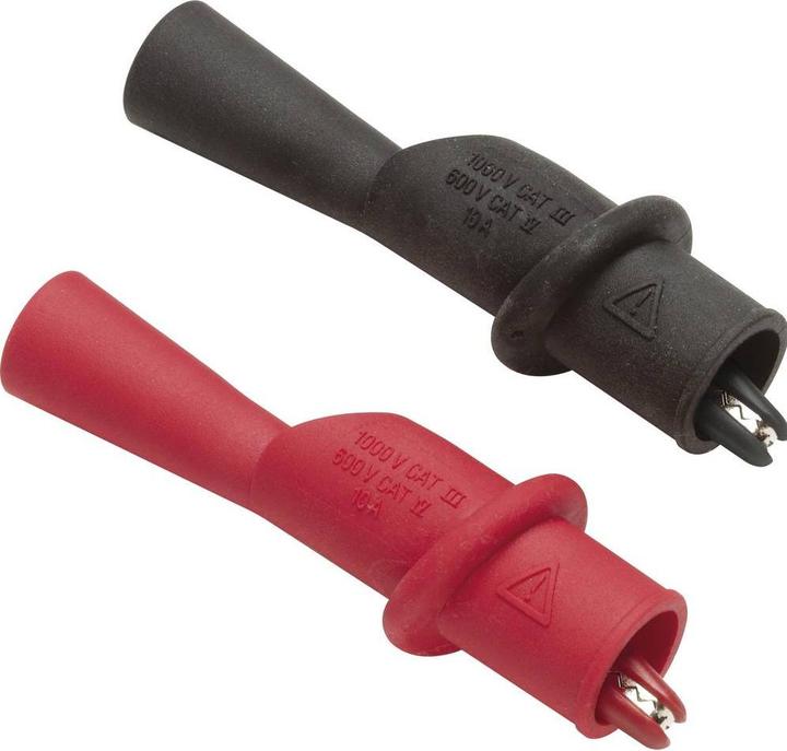 Actual product image Beha Amprobe Safety tapping terminal set Socket 2 mm CAT IV 600 V, CAT III 1000 V Red, Black AC175