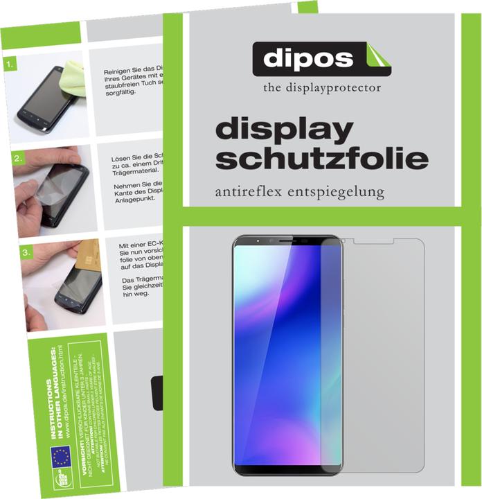 Actual product image Dipos Screen Protector Anti-Glare (6 Piece, Cubot X18 Plus)