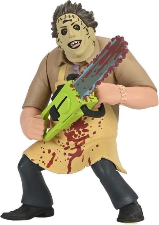 Actual product image Neca Texas Chainsaw Massacre Toony Terrors action figure 50th Anniversary Leatherface (Bloody) 15 cm