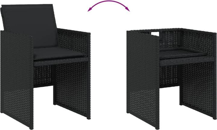 Produktbild vidaXL Garten Essgruppe (165 x 106 x 73 cm)