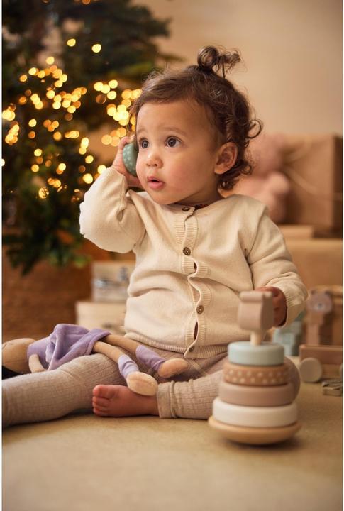 Actual product image Jollein Stacking tower with rings Jungle Jambo