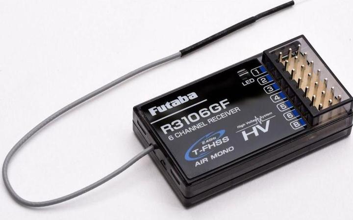 Actual product image Futaba R3106GF T-FHSS Receiver (w/o Telemetry)
